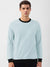 PYPR Fleece Sweatshirt For Men-Light Sky with Black-BE2736