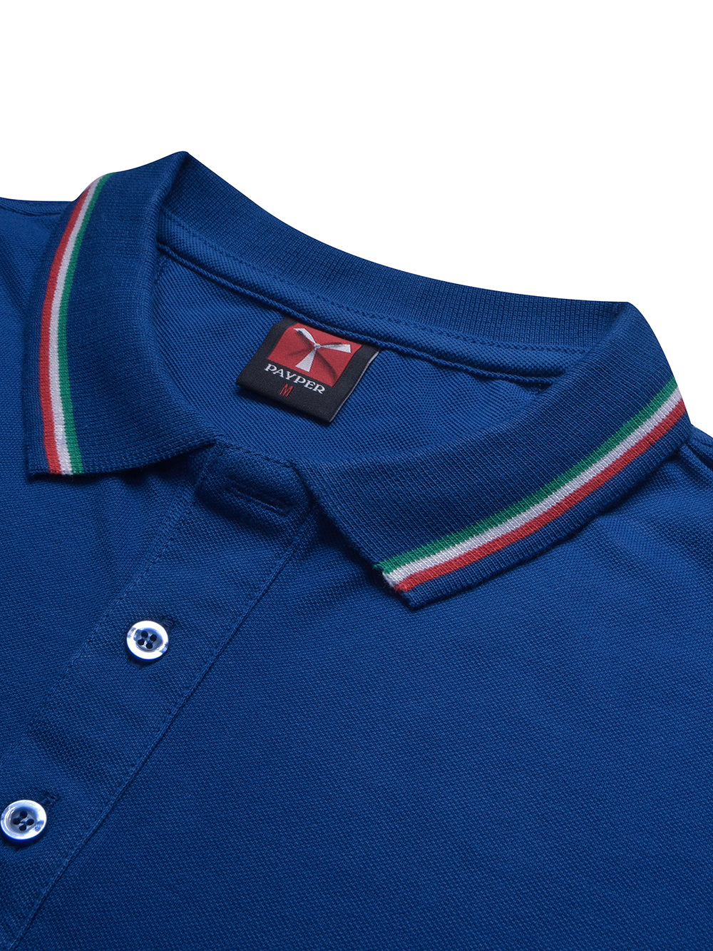 PYPR Summer Solid Polo Shirt For Men-Blue-BE2087