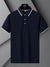 PYPR Summer Solid Polo Shirt For Men-Navy-BE2086/BR14203