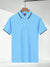 PYPR Summer Solid Polo Shirt For Men-Sky-BE2093