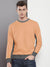 PYPR Terry Fleece Sweatshirt For Men-Peach with Dark Grey Panels-BE2743