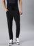 PYPR Terry Slim Fit Jogger Trouser For Men-Black-BE2038/BR14168