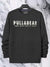 P&B Crew Neck Terry Fleece Sweatshirt For Men-Charcoal Melange-BE2858