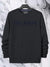 P&B Crew Neck Terry Fleece Sweatshirt For Men-Dark Grey-BE2873