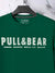 P&B Crew Neck Terry Fleece Sweatshirt For Men-Green-BE2867