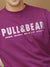 P&B Crew Neck Terry Fleece Sweatshirt For Men-Magenta-BE2866