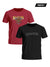 Pack Of 2 Single Jersey Tee Shirt For Men-BE2033/BR14162