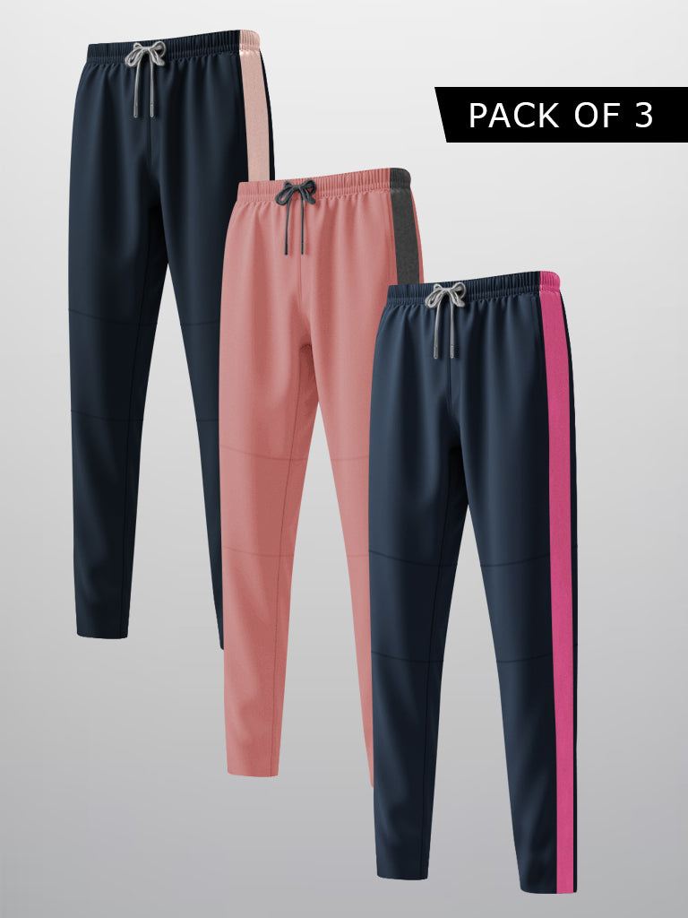Pack Of 3 Slim Fit Single Jeresy Trouser Pent For Men-BE3339/BR15779