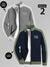 Pack of 2 P&B Terry & Fleece Zipper Mock Neck Jacket For Men-Navy & Dark Grey-BE2821