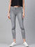 Papaya Skinny Fit Stretch Denim For Ladies-Grey Faded-BE1350