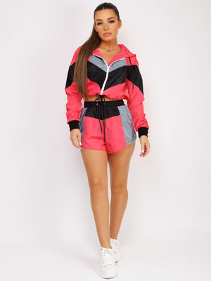 Rising Lightweight Festival Short Jacket For Ladies-Neon Pink-SP3294