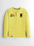 Polo Team Henley Long Sleeve Tee Shirt For Men-Yellow-RT330