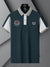 LV Summer Polo Shirt For Men-Navy & White Melange-SP1584
