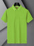 PYPR Summer Solid Polo Shirt For Men-Lime Green-BE1591