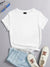 Popular Sports Crew Neck T Shirt For Women-White-BE1746