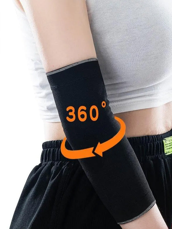 Premium Quality Elbow Healing Pair Pads-Black-LV422