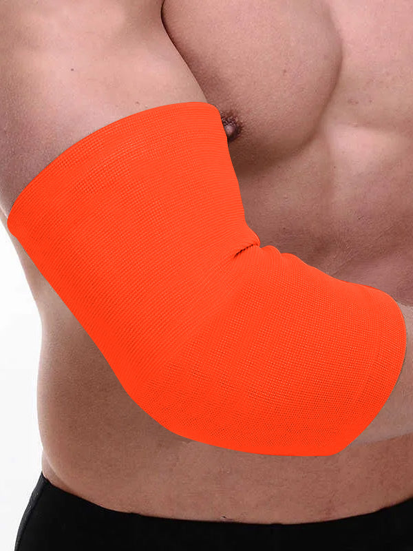 Premium Quality Elbow Healing Pair Pads-Flourscent Orange-LV415