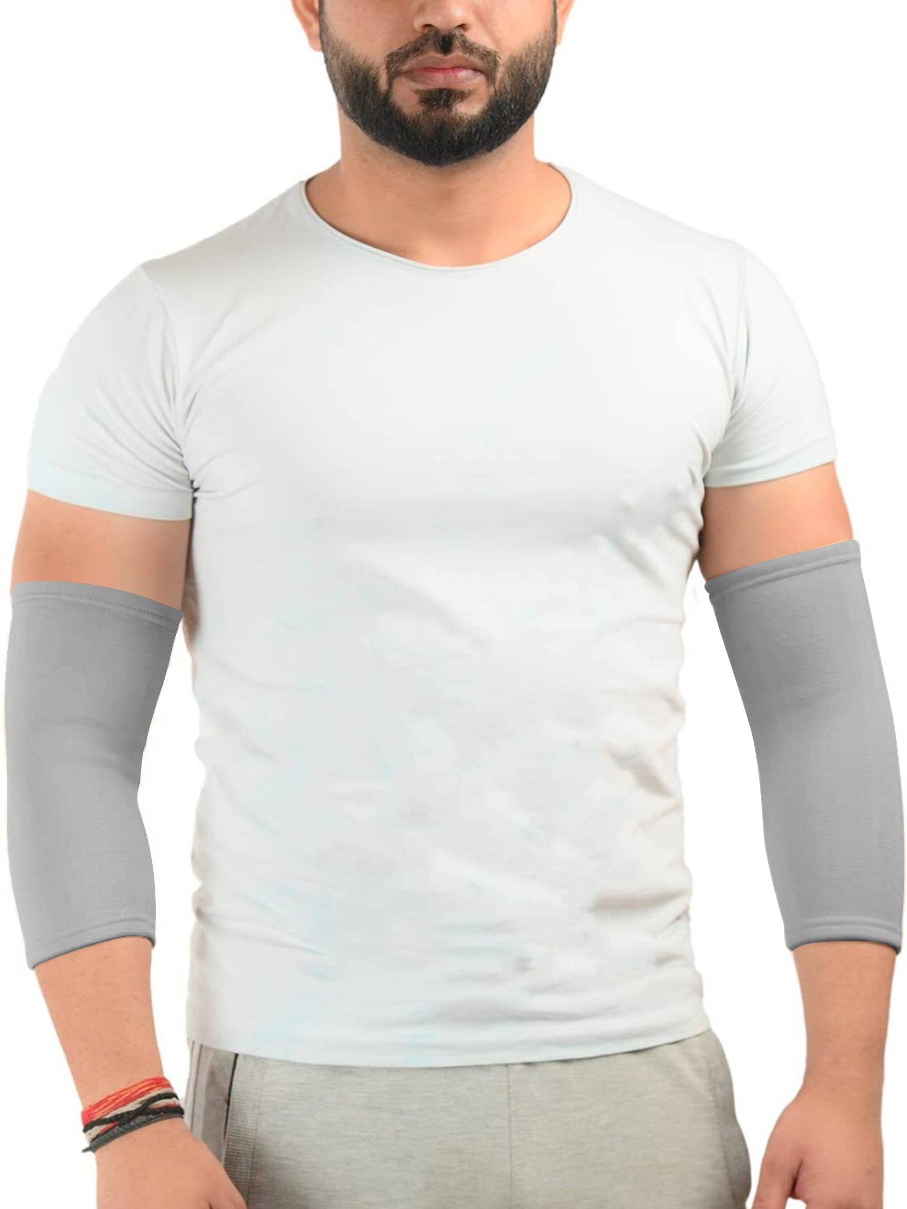 Premium Quality Elbow Healing Pair Pads-Grey-LV416