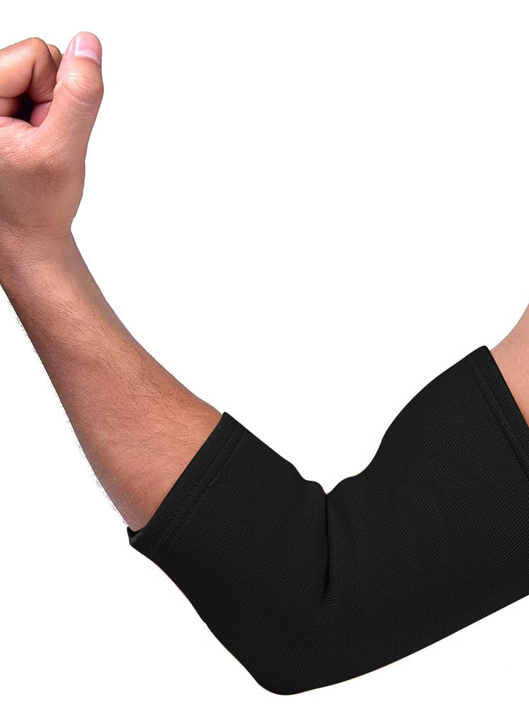 Premium Quality Elbow Support Pair Pads-Black-LV427