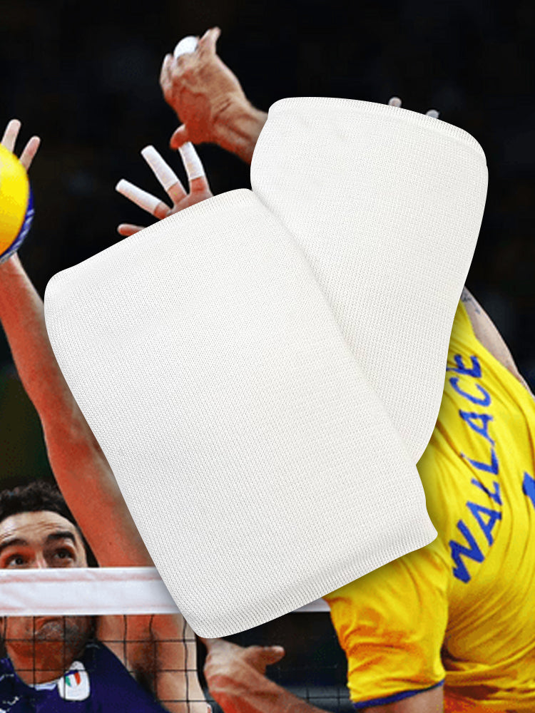 Premium Quality Elbow Volleyball Pad Pair-White-LV548