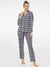 Premium Quality Flannel Night Suit For Women-Allover Check-BE2435/BR14484