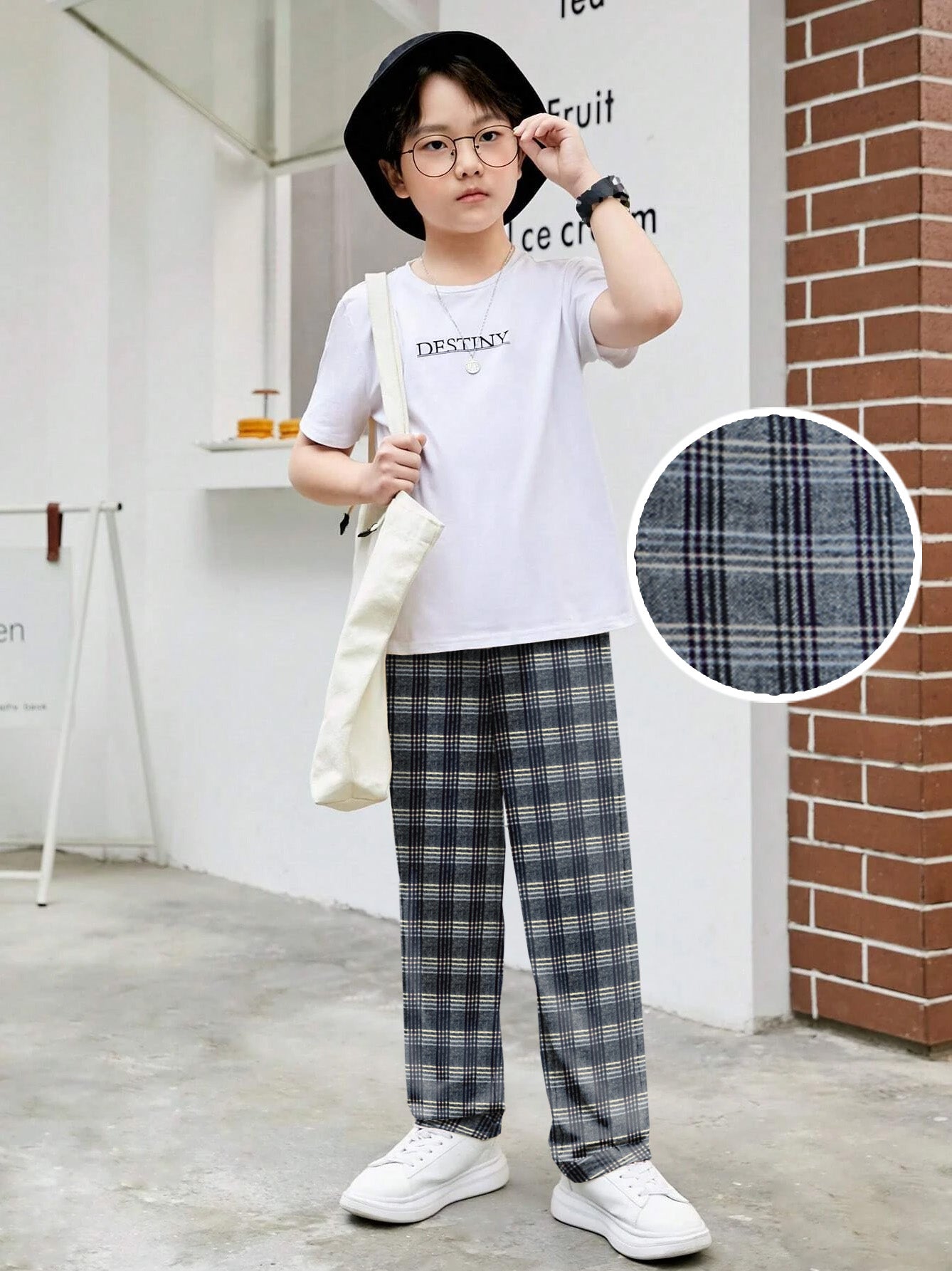 Premium Quality Flannel Trosuer For Kids-BE2262/BR14400