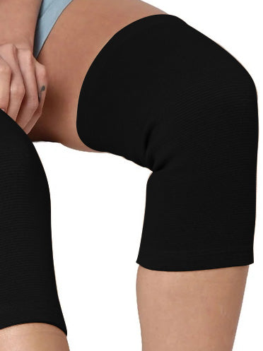 Premium Quality Knee Protection Pair Pads-Black-LV431