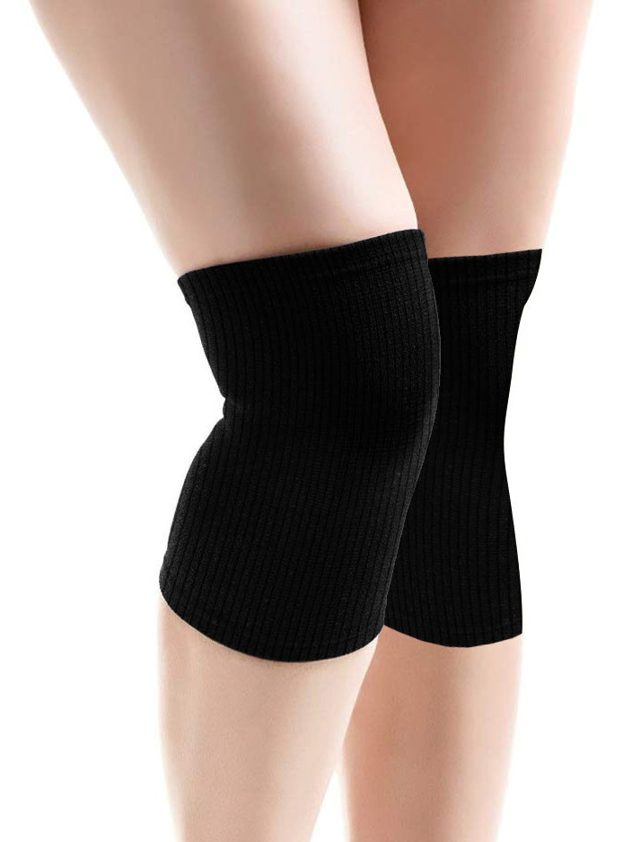 Premium Quality Knee Protection Pair Pads-Black-LV445