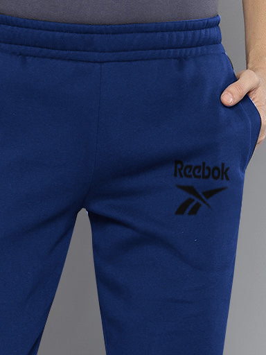 RBK Fleece Jogger Sweatpant For Men-Dark Blue-BE2583