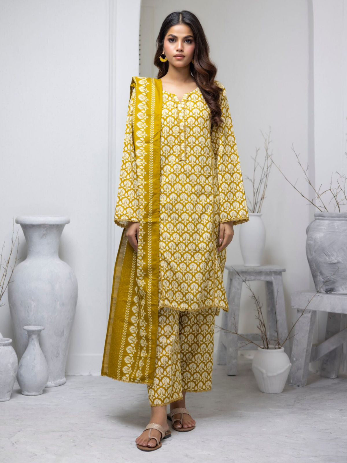 Regalia Identic Bana Dora Digital Printed Lawn Unstitched 3 Pcs Suit For Women-BE2993/BR14892