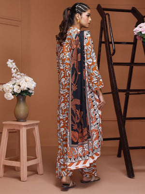 Regalia Identic Bana Dora Digital Printed Lawn Unstitched 3 Pcs Suit For Women-BE2998/BR14897