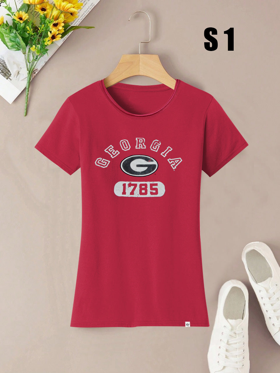 47 Summer Crew Neck T Shirt For Women-BE1714