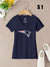 47 Summer V Neck T Shirt For Women-BE1716