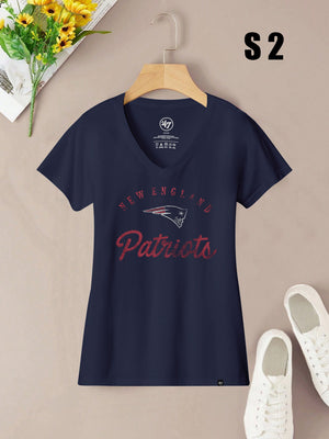 47 Summer V Neck T Shirt For Women-BE1715