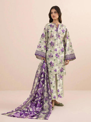 SAPPHIRE 90/70 Digital Printed Lawn Unstitched 3 Pcs Suit For Women-BE2955/LV269