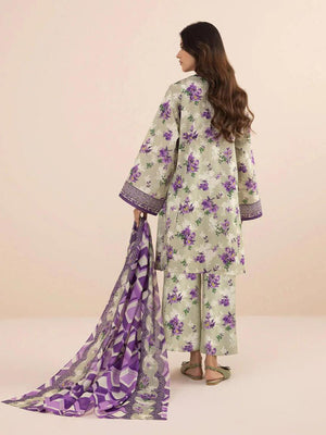 SAPPHIRE 90/70 Digital Printed Lawn Unstitched 3 Pcs Suit For Women-BE2955/LV269