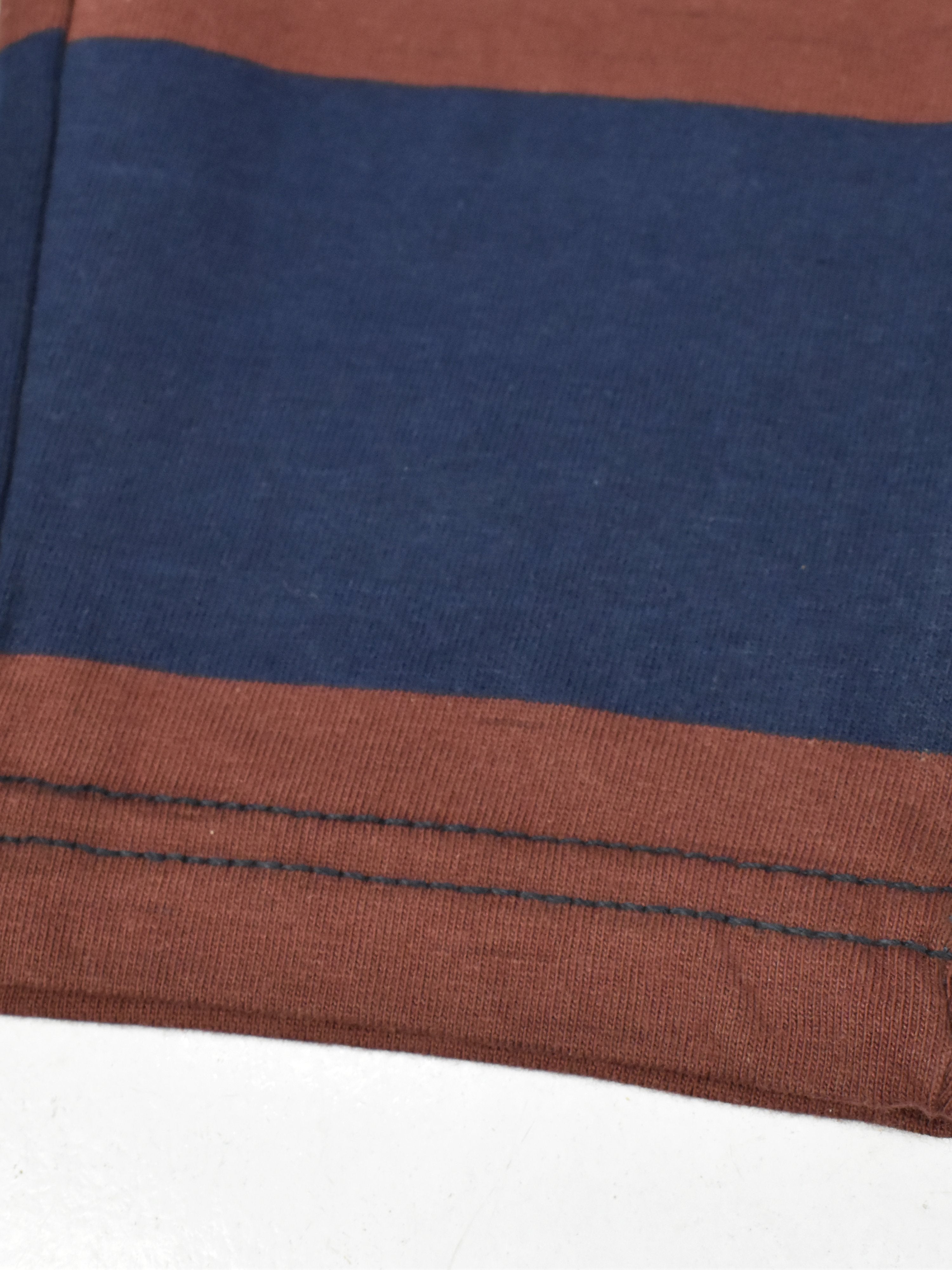 Next Slim Fit Single Jersey Jogger Trouser For Kids-Maroon & Navy Stripes-SP5023
