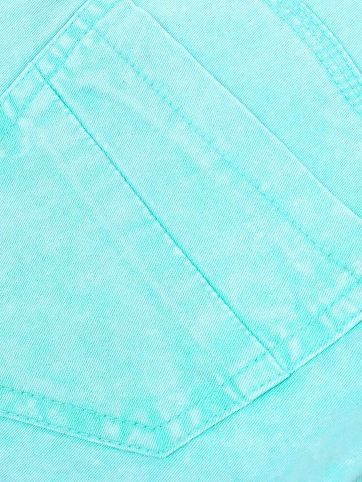 Stylish Denim Short For Men-Light Sky Faded-BR13546