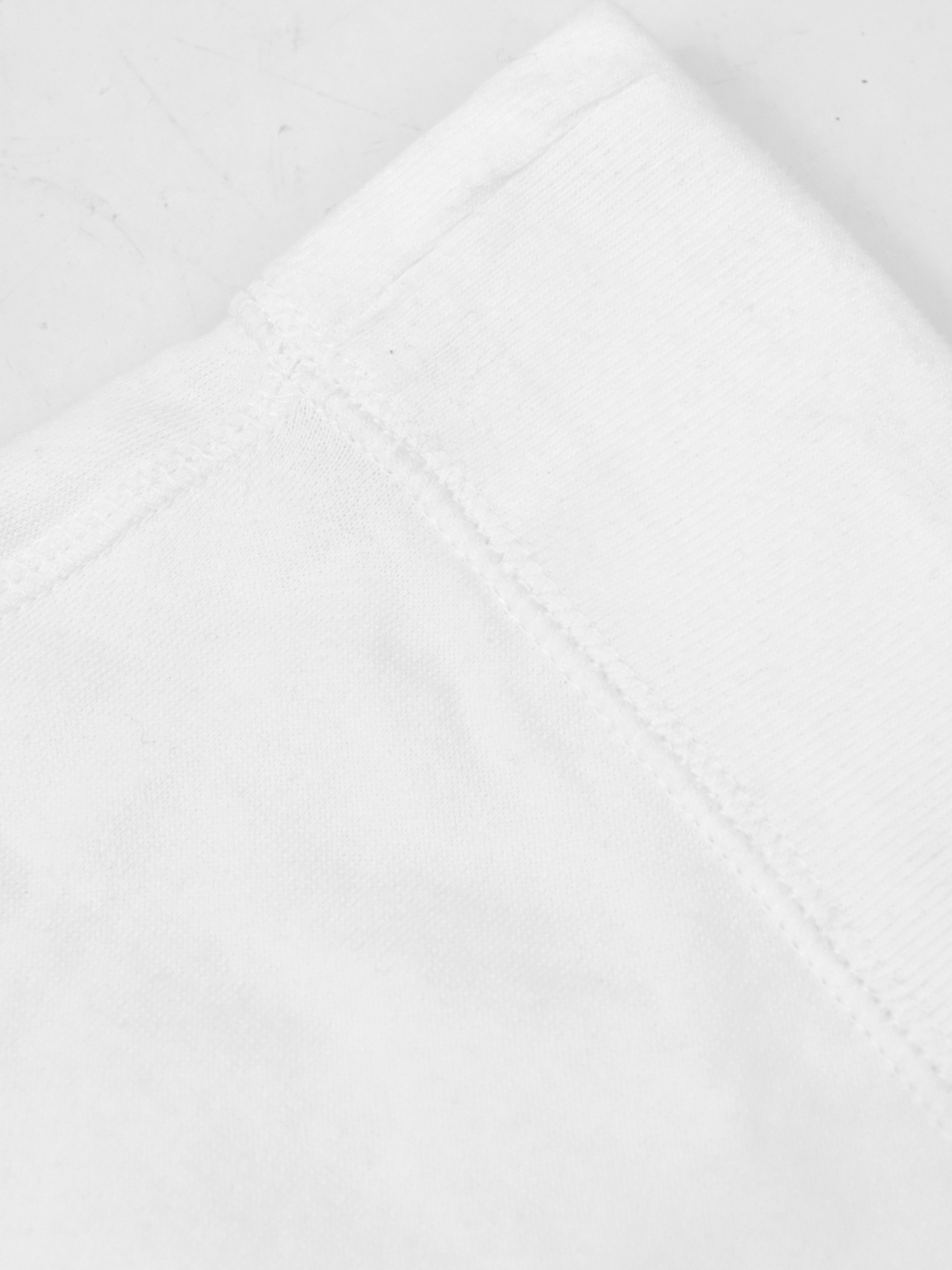 NYC Polo Fleece Gathering Bottom Capri For Ladies-White-SP2008