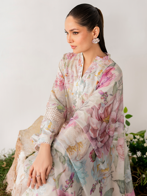 Sapphire Digital Printed Lawn Unstitched 3 Pcs Suit For Women-BE3010/BR14909