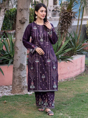 Saya Embroidered Lawn Unstitched 2 Pcs Suit For Women-BE3103/BR14993