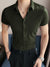 Louis Vicaci Super Stretchy Slim Fit Lycra Casual Shirt For Men-Camou Green-BR500