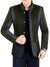 Huangzu Stylish Wool Jacket Coat For Men-Olive-BE2169