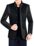 Huangzu Stylish Wool Jacket Coat For Men-Dark Navy-BE2163