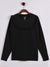 Stone Harbor Viscose Frilled Long Sleeve T-Shirt For Ladies-Black-SP3130