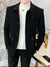 Pauldyar Stylish Suede Coat For Men-Black-BE2158/BR14289