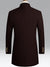 Blazer Personality Stylish Wool Coat For Men-Dark Maroon-BE2170