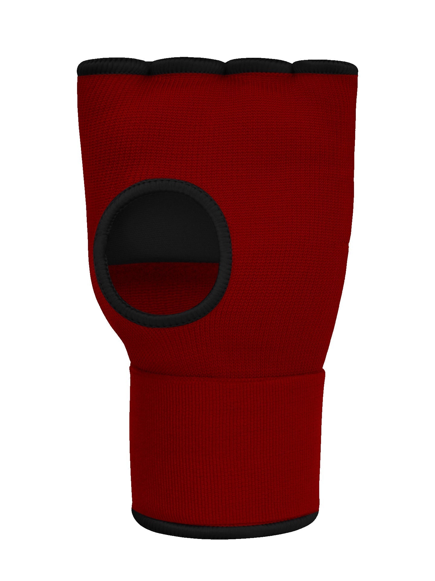 Single Left Hand Premium Quality Gloves with Bandage-Red with Black-LV517