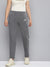 Slazenger Fleece Regular Fit Trouser For Ladies-Charcoal Melange-BE2798