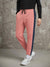 Summer Single Jersey Slim Fit Trouser For Men-Light Pink With Navy Stripes-SP6695 Next